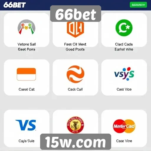 Métodos de pagamento oferecidos pelo site 66bet